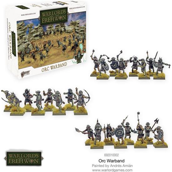Warlords of Erehwon: Warlords of Erehwon Miniatures Game Expansion Set Orc Warband *English Version*