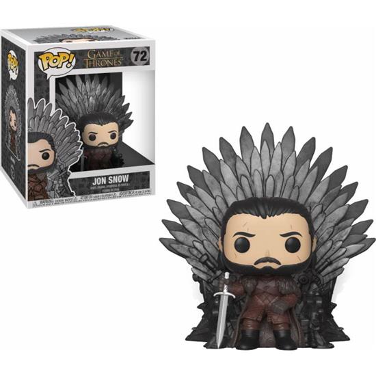 Game Of Thrones: Jon Snow on Iron Throne POP! Deluxe Vinyl Figur (#72)