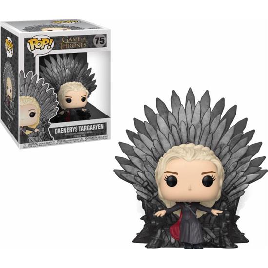 Game Of Thrones: Daenerys on Iron Throne POP! Deluxe Vinyl Figur (#75)