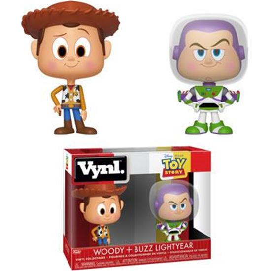 Toy Story: Woody og Buzz VYNL Vinyl Figurer 10 cm
