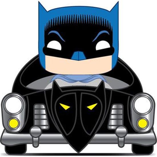 Batman: Batman in Batmobile 80th POP! Rides Vinyl Figur