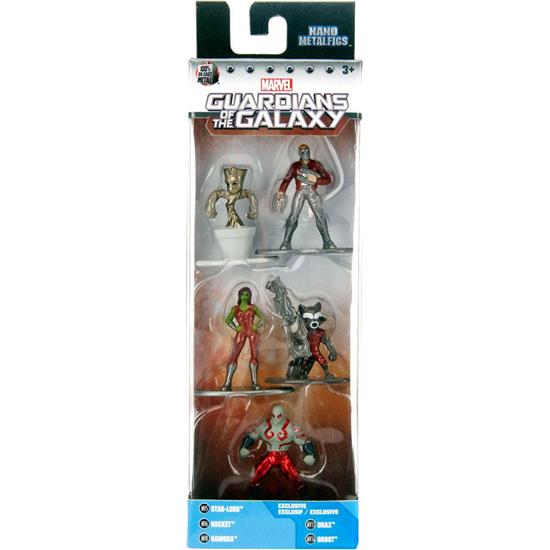 Guardians of the Galaxy: Guardians of the Galaxy Nano Metalfigs Diecast Figures 5-Pack 4 cm