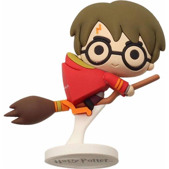 Harry Potter: Harry Potter Pokis Rubber Minifigure Harry Potter Nimbus Red Cape 6 cm