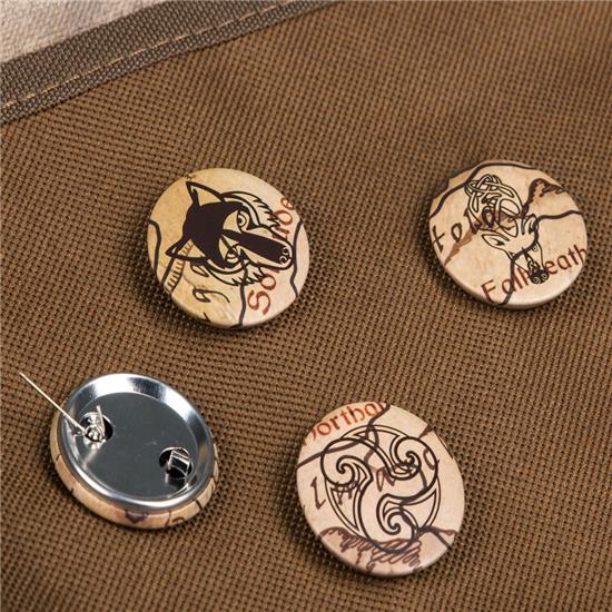 Elder Scrolls: Skyrim Regions Pins 9-Pack