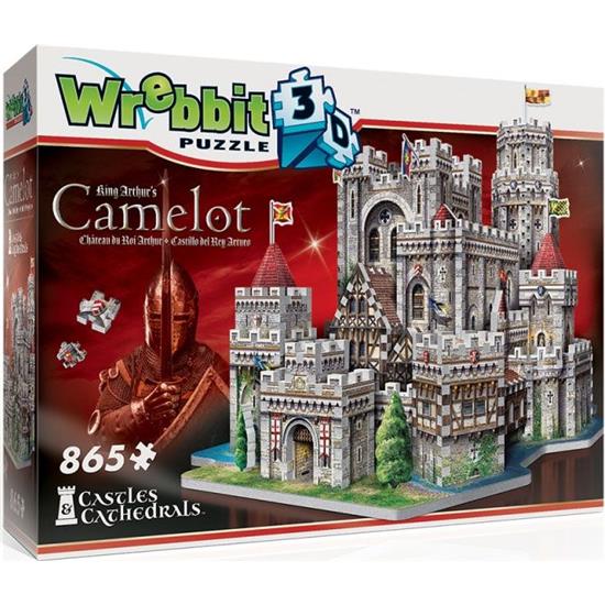 Byer og Bygninger: Wrebbit Castles & Cathedrals 3D Puzzle King Arthurs Camelot