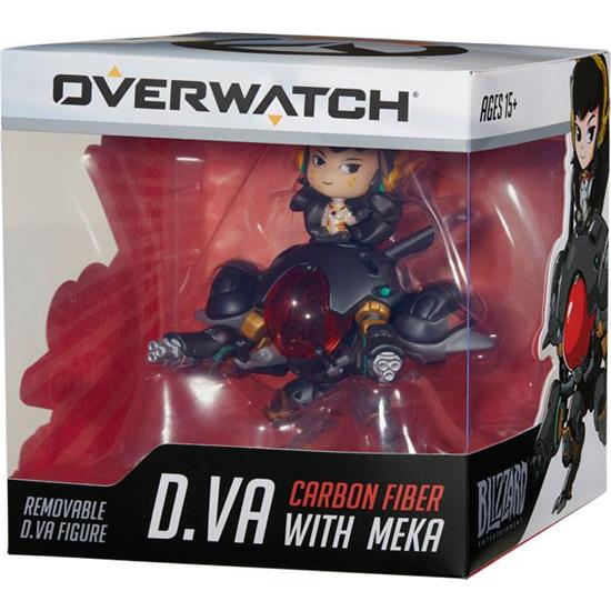 Overwatch: Overwatch Cute but Deadly Vinyl Figure D.Va & Meka Carbon Edition 13 cm