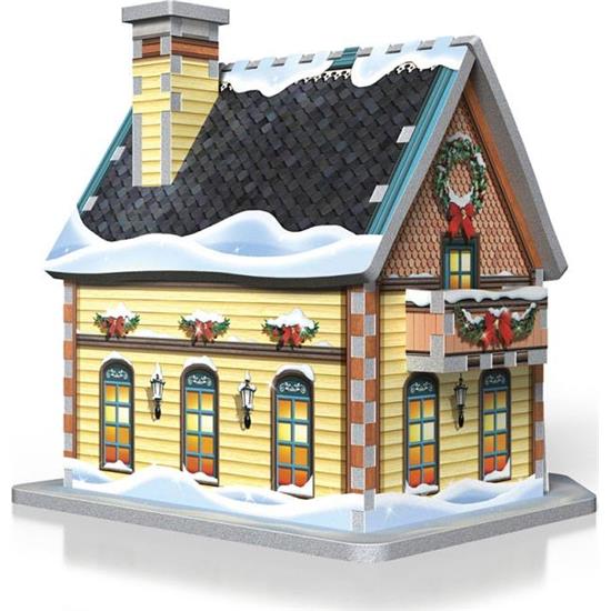 Byer og Bygninger: Wrebbit Panel Collection 3D Puzzle Christmas Village