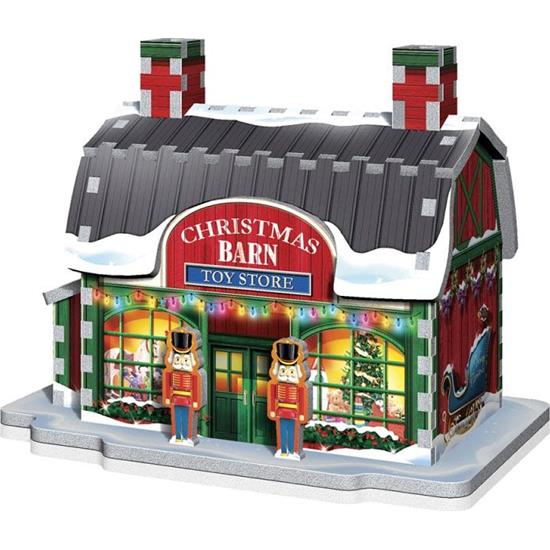 Byer og Bygninger: Wrebbit Panel Collection 3D Puzzle Christmas Village