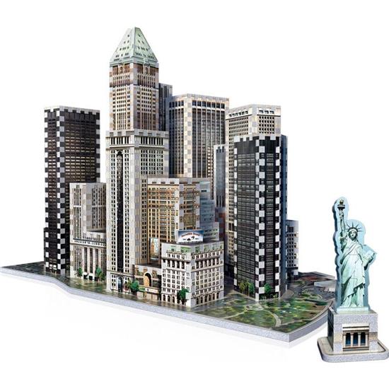 Byer og Bygninger: Wrebbit New York Collection 3D Puzzle Financial