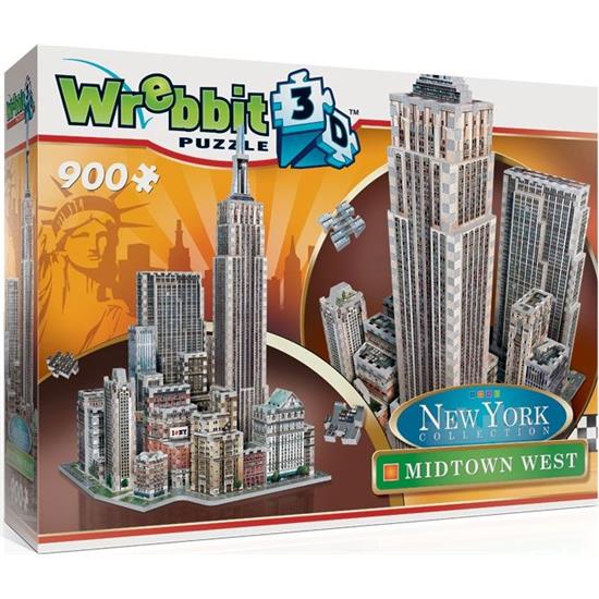 Byer og Bygninger: Wrebbit New York Collection 3D Puzzle Midtown West