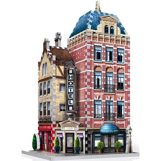 Byer og Bygninger: Wrebbit Urbania 3D Puzzle Hotel