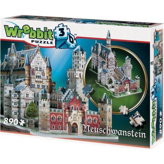 Byer og Bygninger: Wrebbit Castles & Cathedrals 3D Puzzle Neuschwanstein Castle
