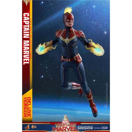 Captain Marvel: Captain Marvel Movie Masterpiece Action Figure 1/6 Captain Marvel Deluxe Ver. 29 cm