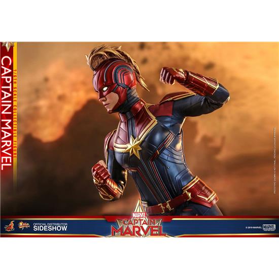 Captain Marvel: Captain Marvel Movie Masterpiece Action Figure 1/6 Captain Marvel 29 cm