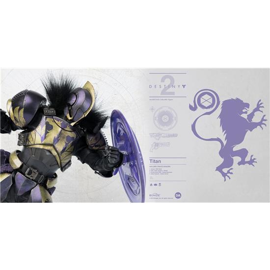 Destiny: Destiny 2 Action Figure 1/6 Titan Golden Trace Shader 32 cm