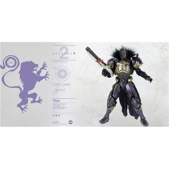 Destiny: Destiny 2 Action Figure 1/6 Titan Golden Trace Shader 32 cm