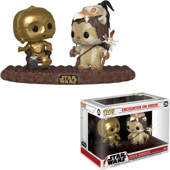 Star Wars: C-3PO on Throne POP! Movie Moments Vinyl Bobble-Head 2-Pak (#294)