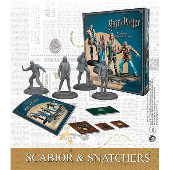 Harry Potter: Harry Potter Miniature 35 mm 4-Pack Scabior & Snatchers *English Version*