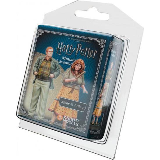 Harry Potter: Harry Potter Miniature 35 mm 2-Pack Molly & Arthur Weasley *English Version*