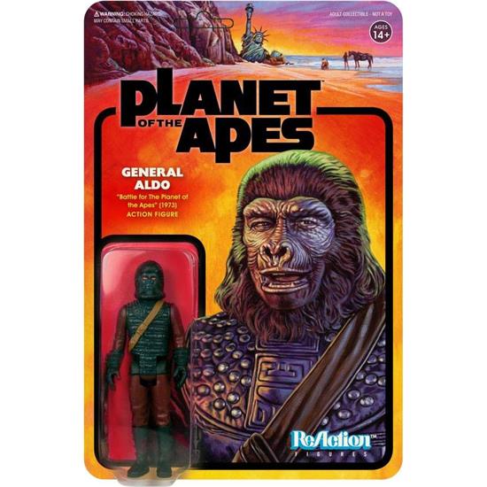 Planet of the Apes: Planet of the Apes ReAction Action Figure General Aldo 10 cm