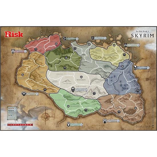 Elder Scrolls: The Elder Scrolls Skyrim Board Game Risk Dovahkiin Edition *English Version*