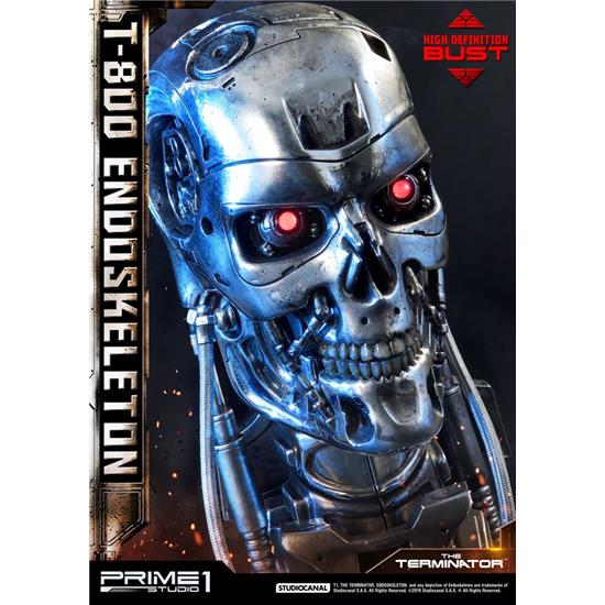 Terminator: The Terminator High Definition Bust 1/2 T-800 Endoskeleton Head 22 cm