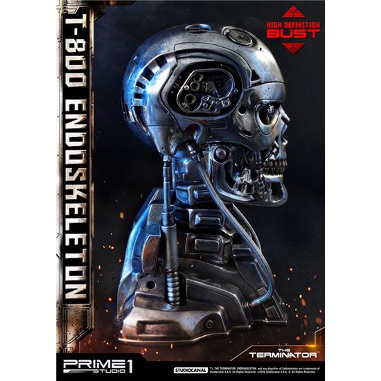 Terminator: The Terminator High Definition Bust 1/2 T-800 Endoskeleton Head 22 cm