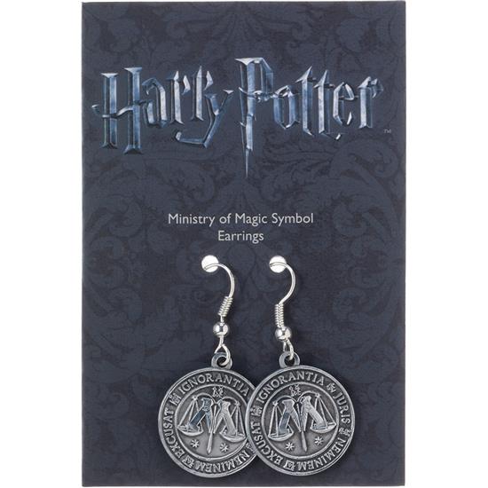 Harry Potter: Harry Potter Ministry of Magic øreringe (sølv belagt)