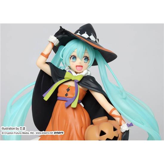 Manga & Anime: Vocaloid PVC Statue Hatsune Miku 2nd Season Halloween Version (Game-prize) 18 cm
