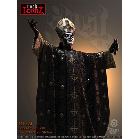 Diverse: Ghost Rock Iconz Statue Papa Emeritus III 22 cm