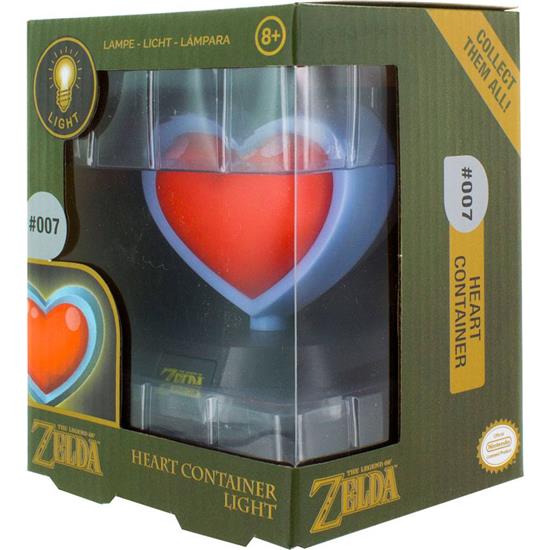 Nintendo: Heart Container 3D Lampe 10 cm