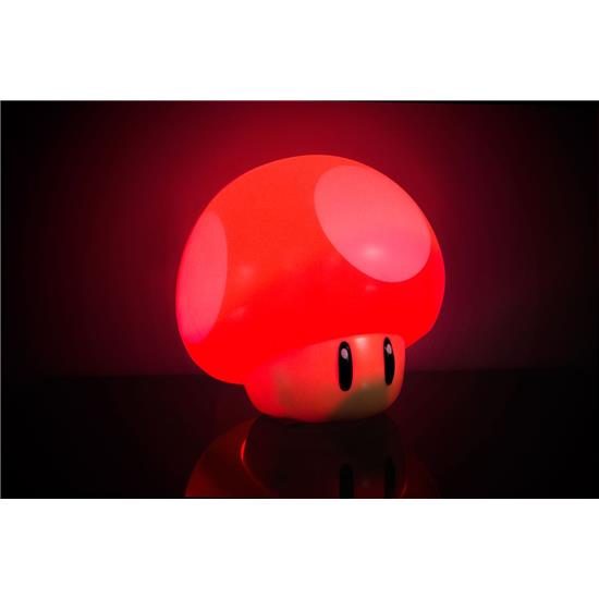 Nintendo: Mushroom 3D Lampe med Lyd 12 cm