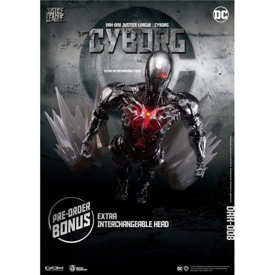 Justice League: Justice League Dynamic 8ction Heroes Action Figure 1/9 Cyborg 21 cm