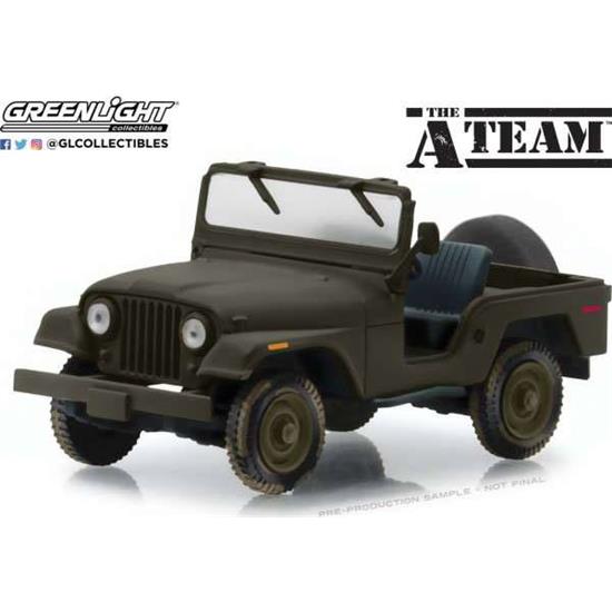 A-Team: A-Team Diecast Model 1/43 Jeep CJ-5