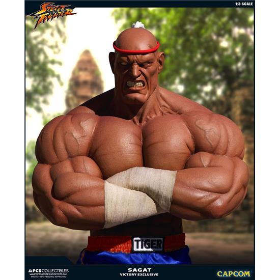 Street Fighter: Street Fighter Statue 1/3 Sagat PCS Victory Exclusive 93 cm