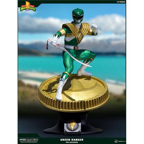 Power Rangers: Power Rangers Statue 1/4 Green Ranger PCS Exclusive 58 cm