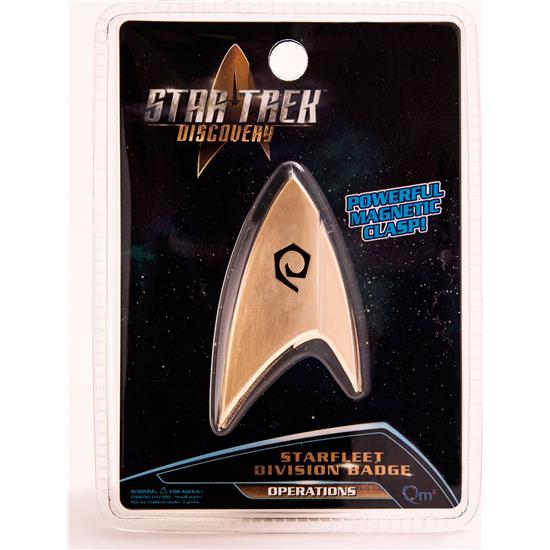 Star Trek: Magnetic Starfleet Operations Division Badge Replica 1/1