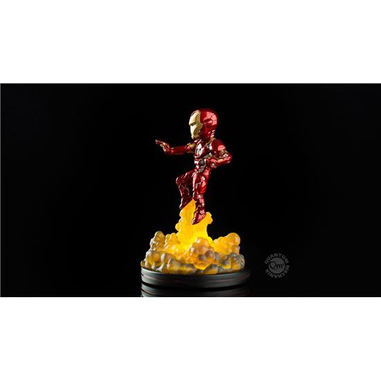 Iron Man: Marvel Comics Light-Up Q-Fig Figure Iron Man 14 cm