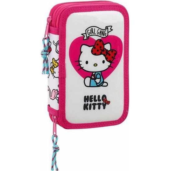 Hello Kitty: Girl Gang 28-Deles Dobbeltsidet Penalhus