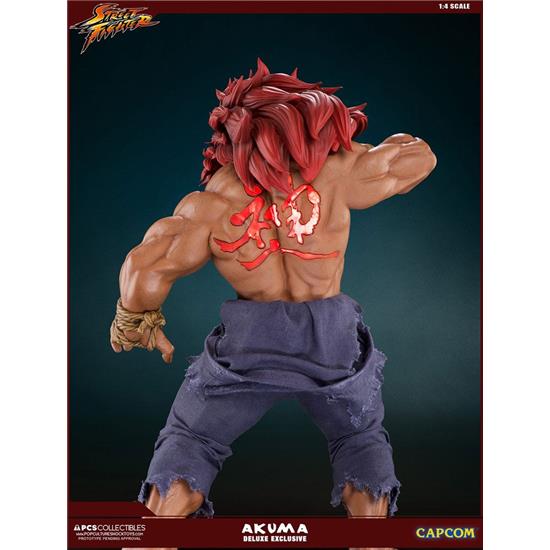 Street Fighter: Street Fighter Mixed Media Statue 1/4 Akuma Deluxe Exclusive 45 cm