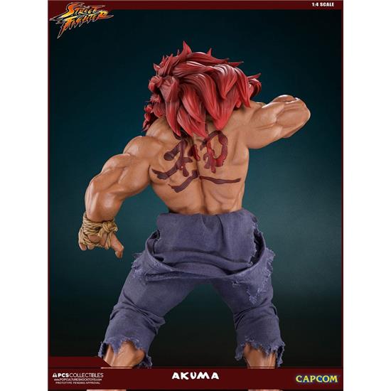 Street Fighter: Street Fighter Mixed Media Statue 1/4 Akuma Retail Version 45 cm
