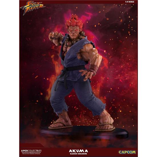 Street Fighter: Street Fighter Mixed Media Statue 1/4 Akuma Classic Exclusive 45 cm
