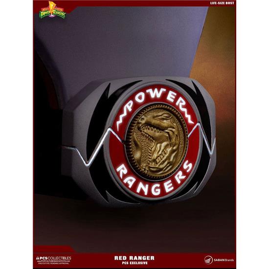 Power Rangers: Power Rangers Bust 1/1 Red Ranger PCS Exclusive 63 cm