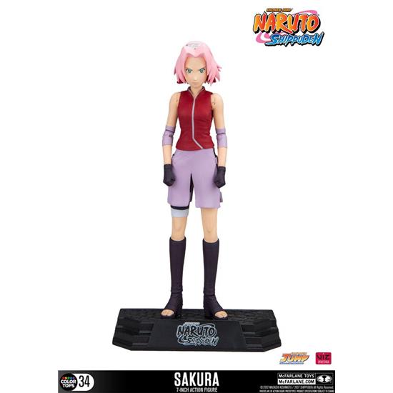 Manga & Anime: Naruto Shippuden Color Tops Action Figure Sakura 18 cm