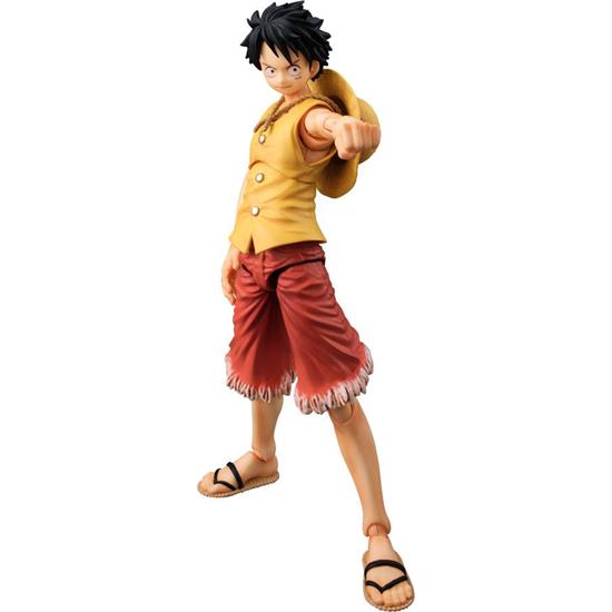 One Piece: One Piece Variable Action Heroes Action Figure Monkey D Luffy Past Blue (Yellow Ver.) 17 cm