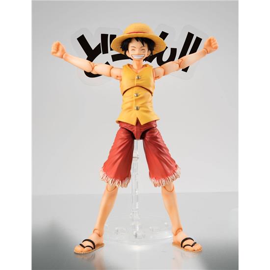 One Piece: One Piece Variable Action Heroes Action Figure Monkey D Luffy Past Blue (Yellow Ver.) 17 cm