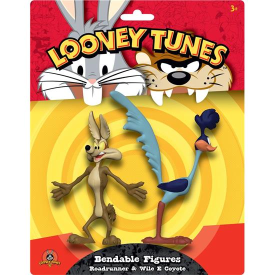 Looney Tunes: Roadrunner & Wile E Coyote Bøjelig Figursæt