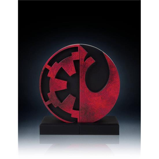 Star Wars: Imperial/Rebel Logo Bogstøtter 15 cm