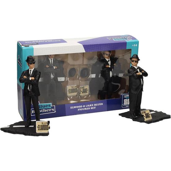 Blues Brothers: Blues Brothers Movie Icons Statue 2-Pack Jake & Elwood 18 cm