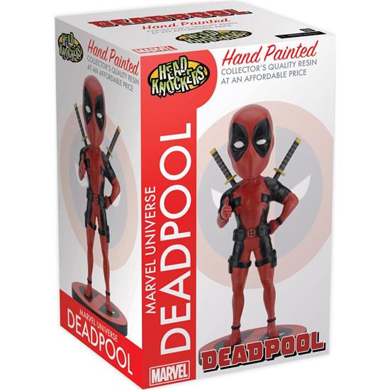 Deadpool: Marvel Comics Head Knocker Bobble-Head Deadpool Classic 20 cm
